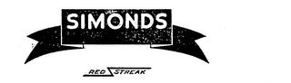 SIMONDS RED STREAK logo