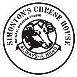 SIMONTON'S CHEESE HOUSE NATURAL CHEDDAR CHEESE ALWAYS - A - HEAD logo