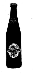 SIMPATICO PRODUCT OF HECHO EN MEXICO IMPORTED BEER FROM MEXICO logo