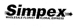 SIMPEX WHOLESALE FLORIST FLORAL EXPRESS logo