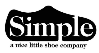 SIMPLE A NICE LITTLE SHOE COMPANY logo