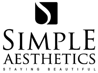 SIMPLE AESTHETICS STAYING BEAUTIFUL logo