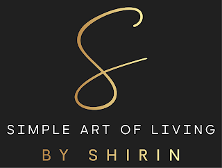 SIMPLE ART OF LIVING BY SHIRIN logo