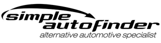 SIMPLE AUTO FINDER ALTERNATIVE AUTOMOTIVE SPECIALIST logo