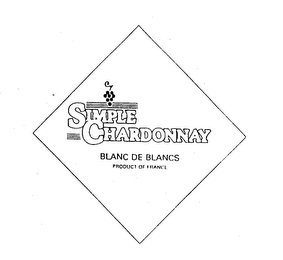 SIMPLE CHARDONNARY BLANC DE BLANCS PRODUCT OF FRANCE logo