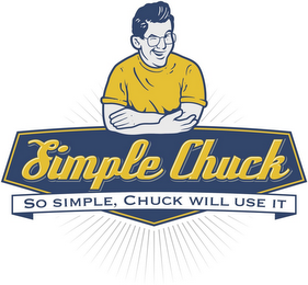 SIMPLE CHUCK SO SIMPLE, CHUCK WILL USE IT logo