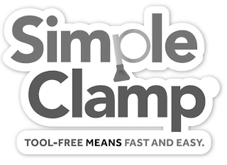 SIMPLE CLAMP TOOL-FREE MEANS FAST AND EASY. logo