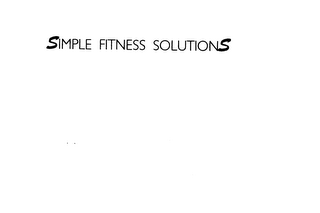 SIMPLE FITNESS SOLUTIONS logo