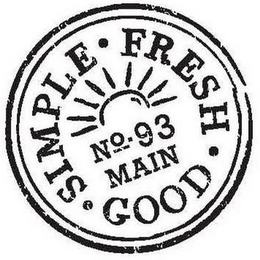 SIMPLE FRESH GOOD NO 93 MAIN logo