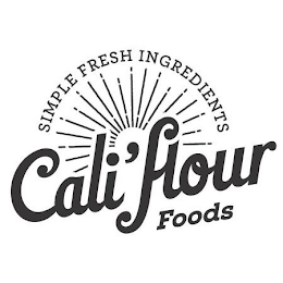 SIMPLE FRESH INGREDIENTS CALI'FLOUR FOODS logo
