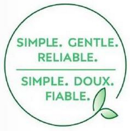 SIMPLE. GENTLE. RELIABLE. SIMPLE. DOUX.FIABLE. logo
