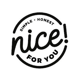 SIMPLE · HONEST NICE! FOR YOU logo