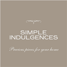 SIMPLE INDULGENCES PRECIOUS PIECES FOR YOUR HOME logo