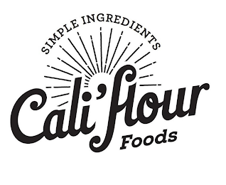 SIMPLE INGREDIENTS CALI'FLOUR FOODS logo
