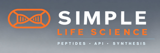 SIMPLE LIFE SCIENCE PEPTIDES · API · SYNTHESIS logo