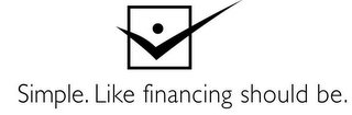 SIMPLE. LIKE FINANCING SHOULD BE. logo