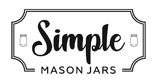 SIMPLE MASON JARS logo