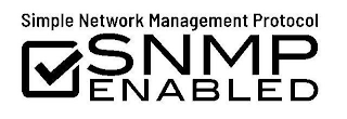 SIMPLE NETWORK MANAGEMENT PROTOCOL SNMPENABLED logo