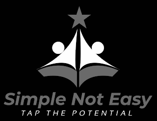 SIMPLE NOT EASY TAP THE POTENTIAL logo