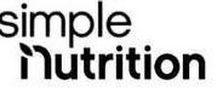 SIMPLE NUTRITION logo