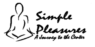 SIMPLE PLEASURES A JOURNEY TO THE CENTER logo