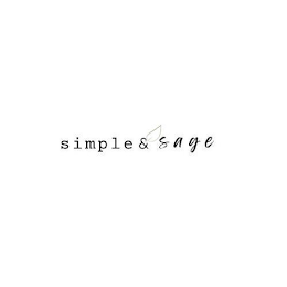 SIMPLE & SAGE logo