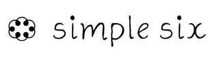 SIMPLE SIX logo
