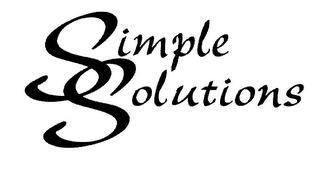 SIMPLE SOLUTIONS