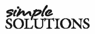 SIMPLE SOLUTIONS logo
