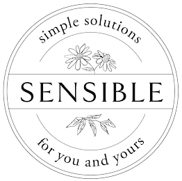 SIMPLE SOLUTIONS SENSIBLE FOR YOU AND YOURS logo