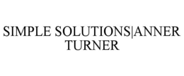 SIMPLE SOLUTIONS|ANNER TURNER logo