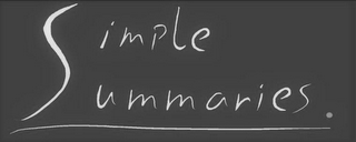 SIMPLE SUMMARIES. logo