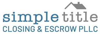 SIMPLE TITLE CLOSING & ESCROW PLLC logo