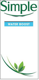 SIMPLE WATER BOOST logo