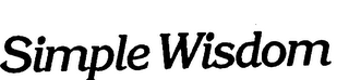 SIMPLE WISDOM logo