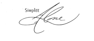 SIMPLEE ALONE logo