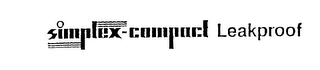 SIMPLEX-COMPACT LEAKPROOF logo