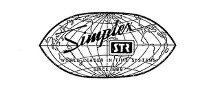 SIMPLEX STR WORLD LEADER IN TIME SYSTEMS SINCE 1888 logo