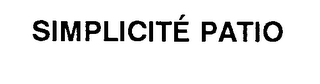 SIMPLICITE PATIO logo