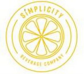 SIMPLICITY BEVERAGE COMPANY logo