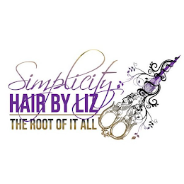 SIMPLICITY HAIR BY LIZ THE ROOT OF IT ALL logo