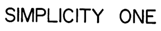 SIMPLICITY ONE logo