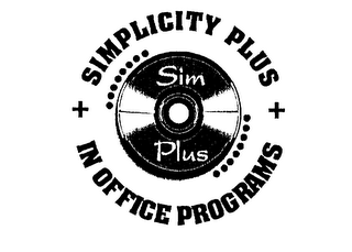 SIMPLICITY PLUS IN OFFICE PROGRAMS SIM PLUS logo