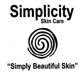 SIMPLICITY SKIN CARE "SIMPLY BEAUTIFUL SKIN" logo