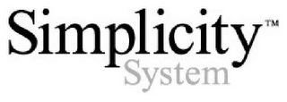 SIMPLICITY SYSTEM logo