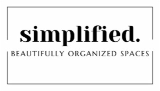 SIMPLIFIED. BEAUTIFULLY ORGANIZED SPACES logo