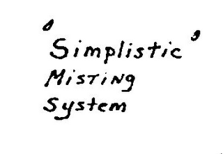'SIMPLISTIC' MISTING SYSTEM logo