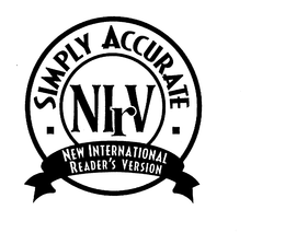 SIMPLY ACCURATE NIRV NEW INTERNATIONAL READER'S VERSION logo