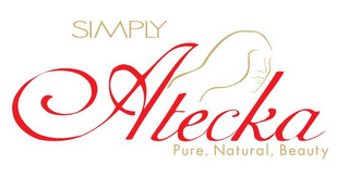 SIMPLY ATECKA PURE, NATURAL, BEAUTY logo