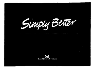 SIMPLY BETTER SB SMITHKLINE BEECHAM logo